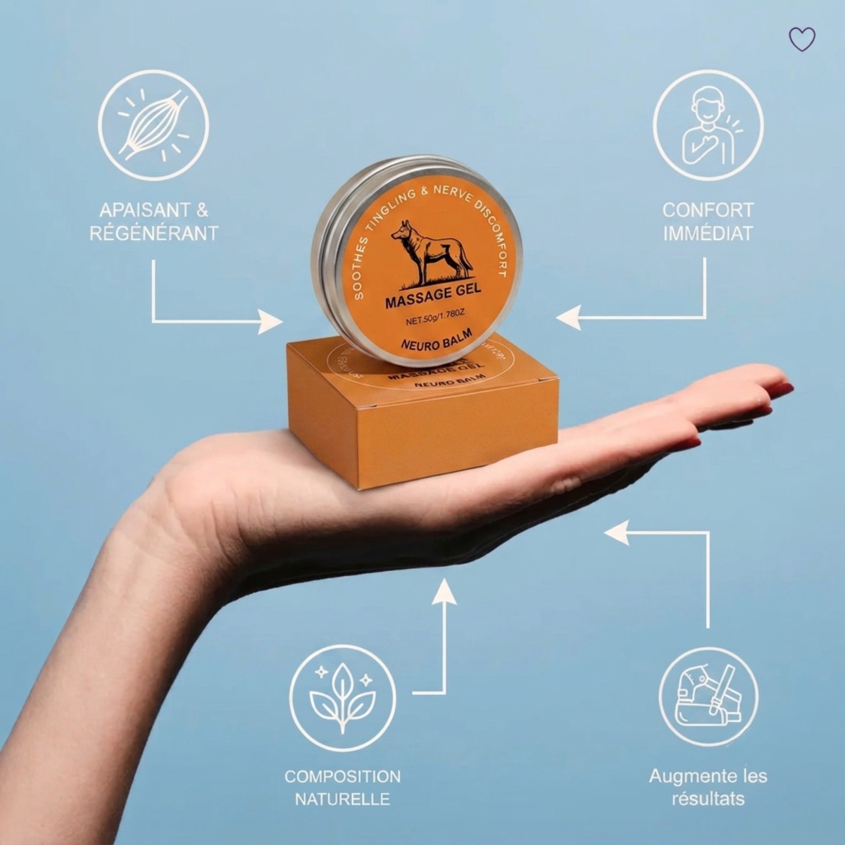 Baume Flexivia Plus — à appliquer sous l'attelle