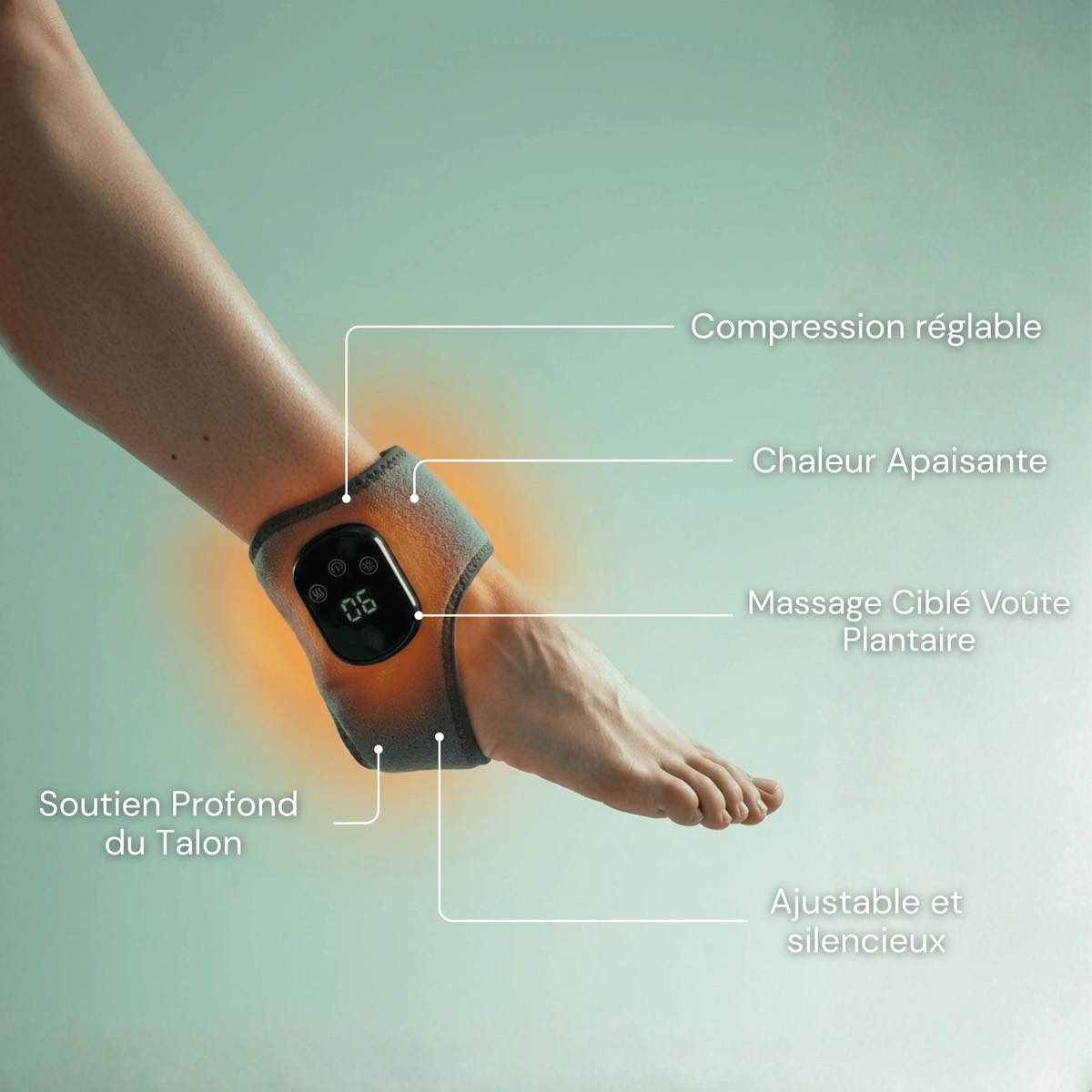 Chaleur, massage et compression en une seule application
